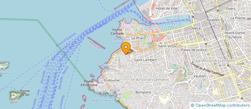 localisation de l'entreprise ASS INSTITUT CONNAISS à MARSEILLE