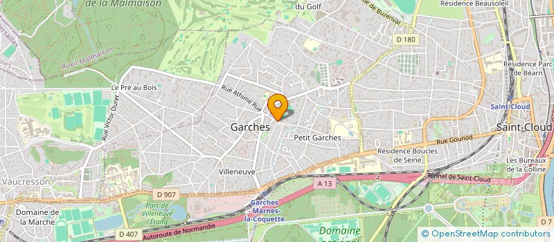 localisation de l'entreprise ASS INSTITUT D'ETUDES ECONOMIQUES APPLI à GARCHES