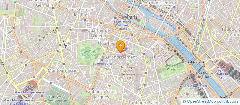 localisation de l'entreprise ASS INSTITUT DE CRIMINOLOGIE DE PARIS  PARIS