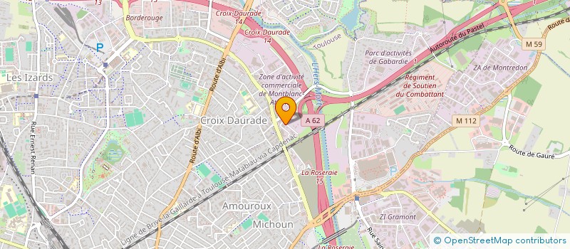 localisation de l'entreprise ASS INSTITUT FORMAT ENTRAIN RUGBY IFER à TOULOUSE