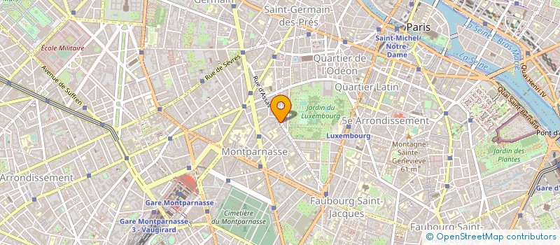 localisation de l'entreprise ASS INSTITUT SAINTE GENEVIEVE à PARIS