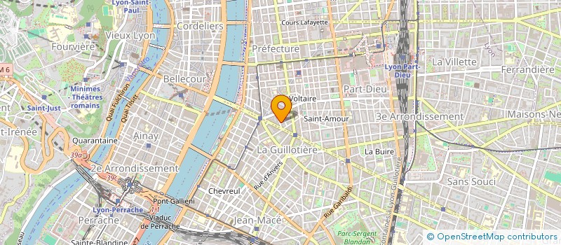 localisation de l'entreprise ASS INSTITUT SUPERIEUR COMMERCE  LYON