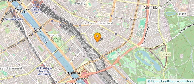 localisation de l'entreprise ASS INSTITUT THEOLOGIQUE DU SOIR  PARIS