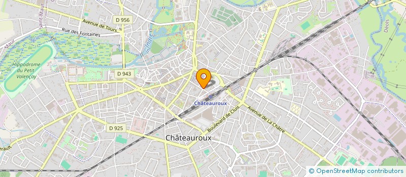 localisation de l'entreprise ASS INSTITUTION STE SOLANGE à CHATEAUROUX