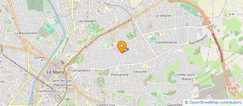 localisation de l'entreprise ASS INSUFFISANTS RENAUX PAYS LOIRE  LE MANS