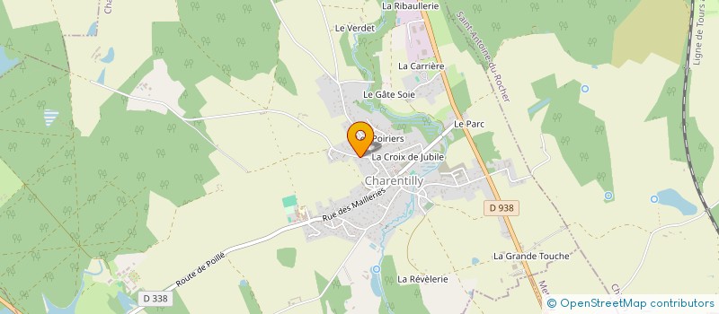 localisation de l'entreprise ASS INSUFIS RENAUX REG CTRE VAL LOIRE  CHARENTILLY