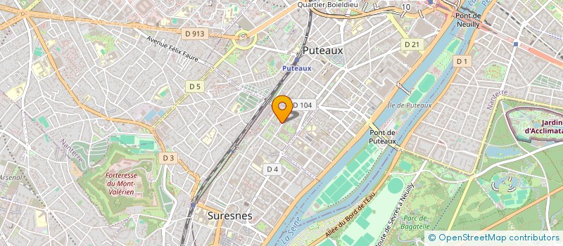 localisation de l'entreprise ASS INT CTRE MED SOCIAUX REG ILE FRANCE à SURESNES