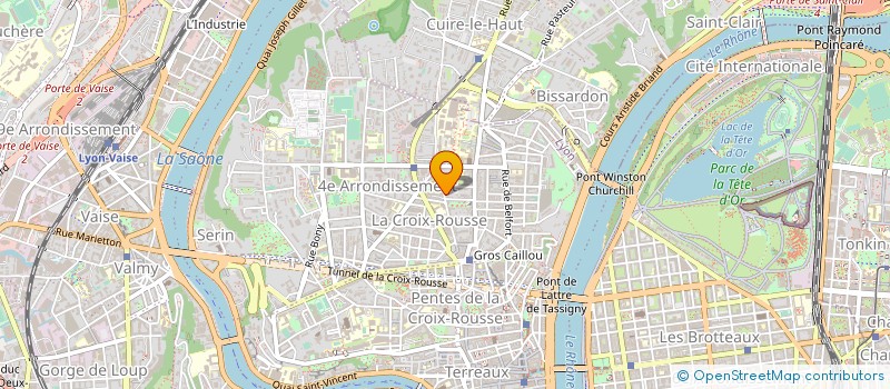 localisation de l'entreprise ASS INT D'ART CHOREGRAPHIQUE à LYON