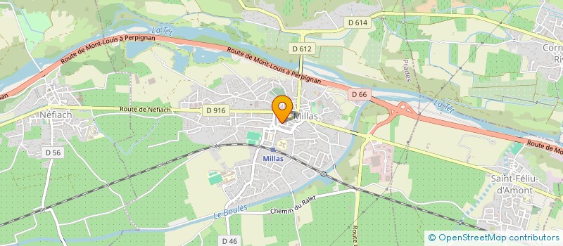 localisation de l'entreprise ASS INTEGRATION INSERTION LOGEMT EMPLOI à MILLAS