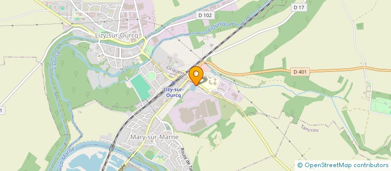 localisation de l'entreprise ASS INTER AIDE MENAGERE LIZY SUR OURCQ  MARY-SUR-MARNE