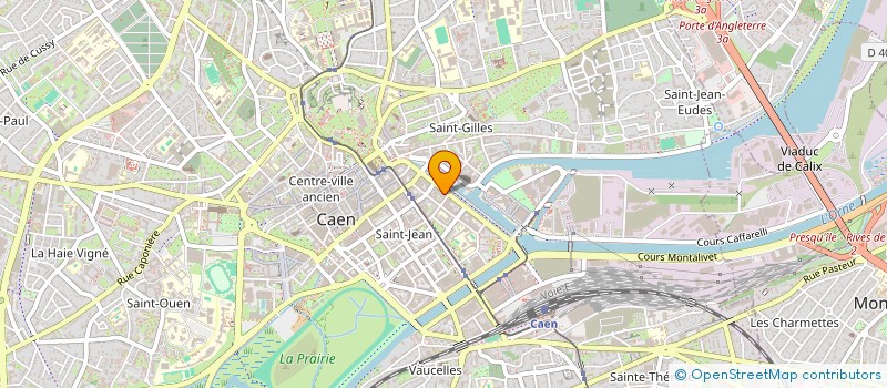 localisation de l'entreprise ASS INTER COMITE D'ENTREPRISES à CAEN