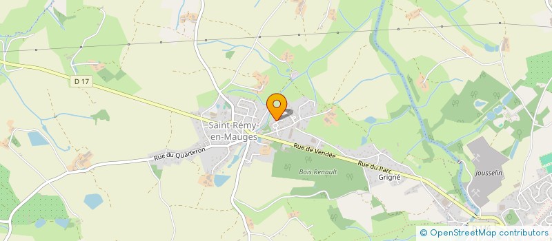 localisation de l'entreprise ASS INTER COMMUNAL DES MAUGES RURALES à MONTREVAULT-SUR-EVRE