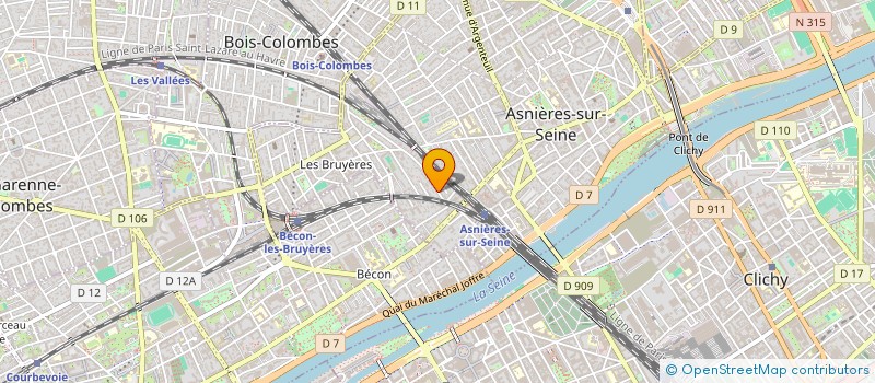 localisation de l'entreprise ASS INTER-ETRE à ASNIERES-SUR-SEINE