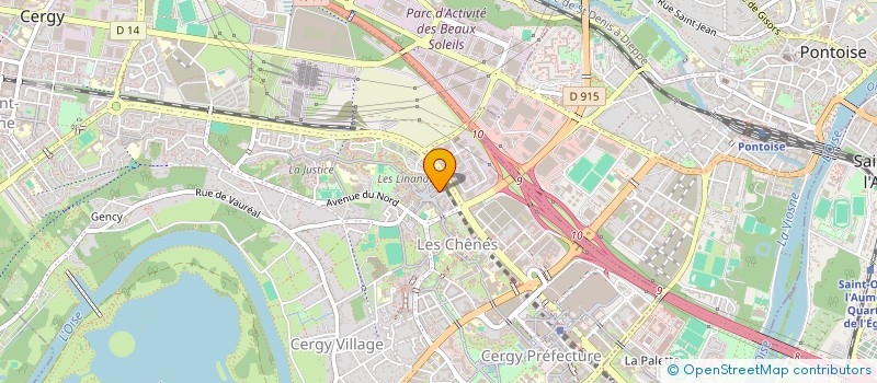 localisation de l'entreprise ASS INTER GERATION INITIATIVE CITOYEN  CERGY