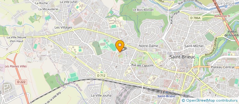 localisation de l'entreprise ASS INTER L'ECOLE FRANCAISE DU TAMBOUR à SAINT-BRIEUC