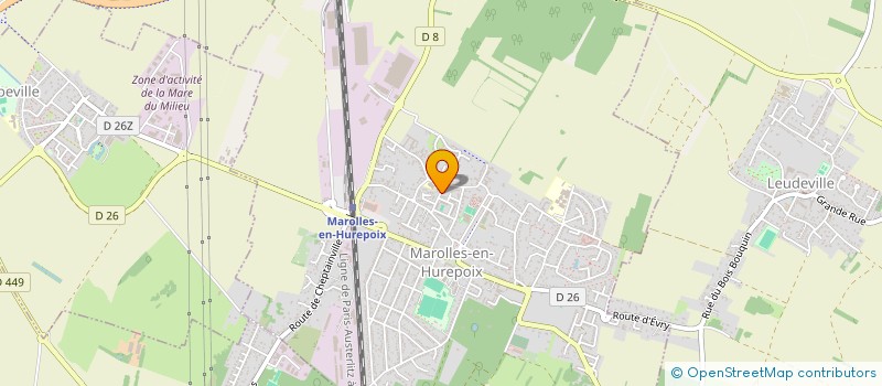 localisation de l'entreprise ASS INTER PAROISSE CHEPTAINVILLE.....  MAROLLES-EN-HUREPOIX