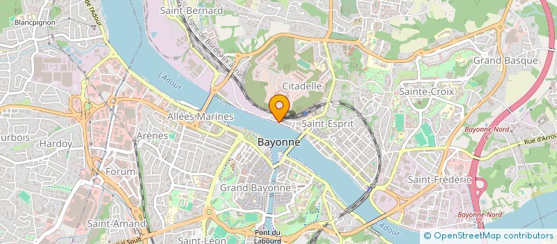 localisation de l'entreprise ASS INTERACTIVE CADRES PRIVES D'EMPLOI à BAYONNE
