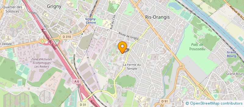 localisation de l'entreprise ASS INTERCAISSE DEPANNAGE ENTRAIDE RETRA à RIS-ORANGIS