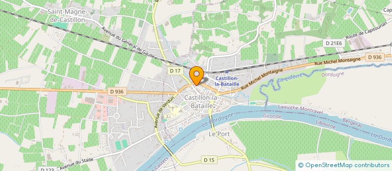 localisation de l'entreprise ASS INTERCANTONALE PREVENTION SOLIDARITE à CASTILLON-LA-BATAILLE