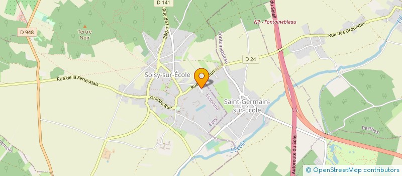 localisation de l'entreprise ASS INTERCOM SOINS DOMICILE SERVICE PERS à SOISY-SUR-ECOLE