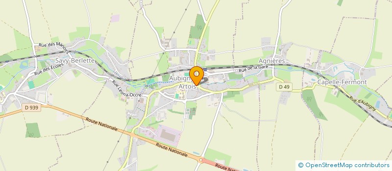 localisation de l'entreprise ASS INTERCOMMUNALE DEPLACEM EXPRESS  AUBIGNY-EN-ARTOIS