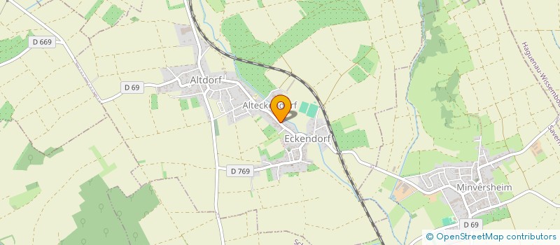 localisation de l'entreprise ASS INTERCOMMUNALE DU PAYS DE LA ZORN  SCHERLENHEIM