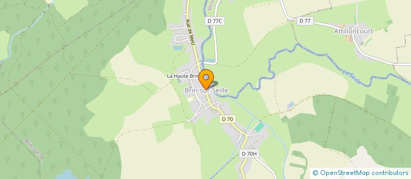 localisation de l'entreprise ASS INTERCOMMUNALE GARGANTUA  BRIN-SUR-SEILLE