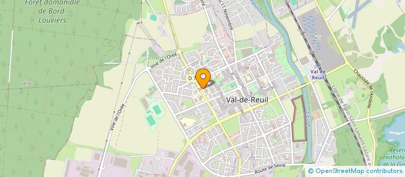 localisation de l'entreprise ASS INTERCONS DEVEL APPRENT METIERS COMM à VAL-DE-REUIL