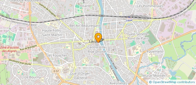 localisation de l'entreprise ASS INTERCONSULAIRE DE LA MAYENNE à LAVAL