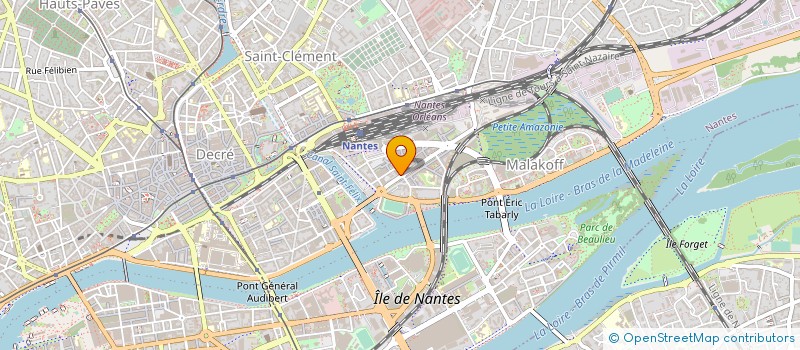 localisation de l'entreprise ASS INTERDEP OEUVRES SANTE COLLECT TERRI à NANTES