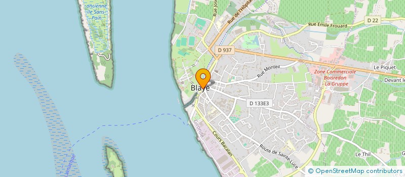 localisation de l'entreprise ASS INTERDEPAR DEVELOPPEMENT ESTUAIRE à BLAYE