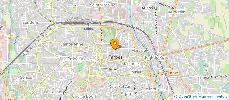 localisation de l'entreprise ASS INTERDEPART LOGIS FRANCE PYRENEES  TARBES