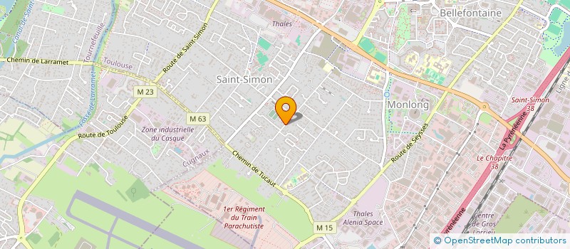 localisation de l'entreprise ASS INTEREG ETUDE SAUVEGARDE ENVIRONNEM à TOULOUSE