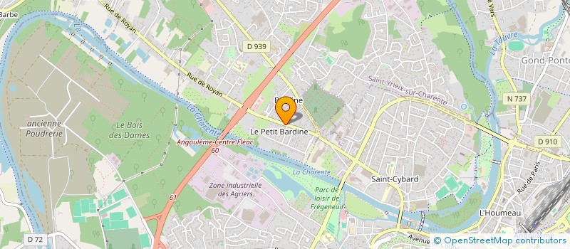 localisation de l'entreprise ASS INTERM AIDE MULTI SERVICES DOMICILE à SAINT-YRIEIX-SUR-CHARENTE