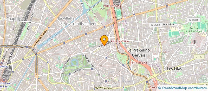 localisation de l'entreprise ASS INTERM SVCES INSERT PROFESSIONNELLE à PARIS