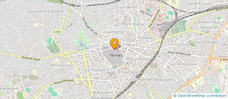 localisation de l'entreprise ASS INTERMEDI ENTRAID FAMILIAL PROTESTAN à NIMES