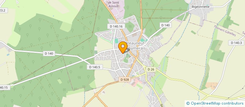 localisation de l'entreprise ASS INTERMEDIAIRE COUP DE POUCE à CHATEAUNEUF-EN-THYMERAIS