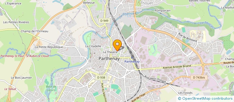 localisation de l'entreprise ASS INTERMEDIAIRE DE REINSERTION à PARTHENAY