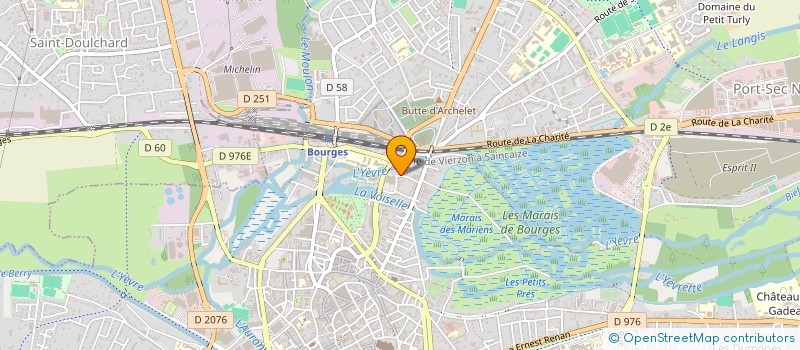 localisation de l'entreprise ASS INTERMEDIAIRE DOMICILE SERVICE CHER à BOURGES