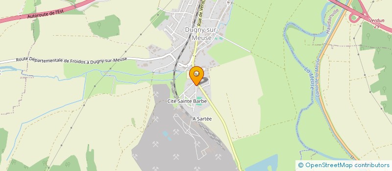 localisation de l'entreprise ASS INTERMEDIAIRE DOMICILE SERVICES à VERDUN