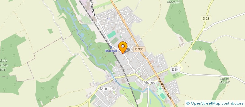 localisation de l'entreprise ASS INTERMEDIAIRE MOREUIL SERVICES PLUS à MOREUIL