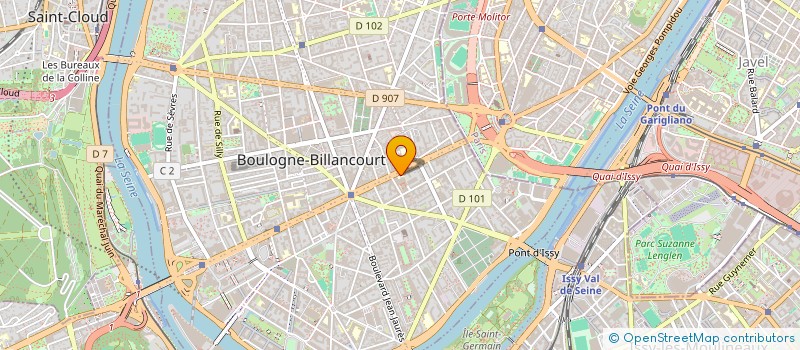 localisation de l'entreprise ASS INTERN ETUD RELATIONS INDIVIDUS ENVIRONNEMENT à BOULOGNE-BILLANCOURT