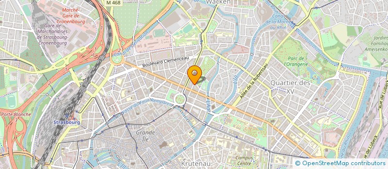 localisation de l'entreprise ASS INTERN RENFORCEMENT ROLE EUROP STRAS à STRASBOURG