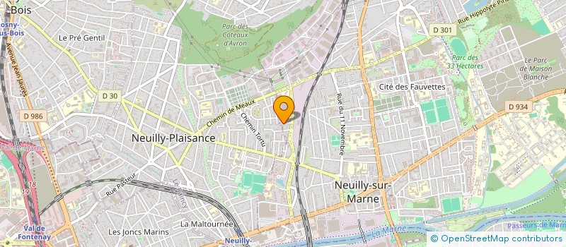 localisation de l'entreprise ASS INTERNAT DE MAITRE SUPREME CHING HAI à NEUILLY-SUR-MARNE