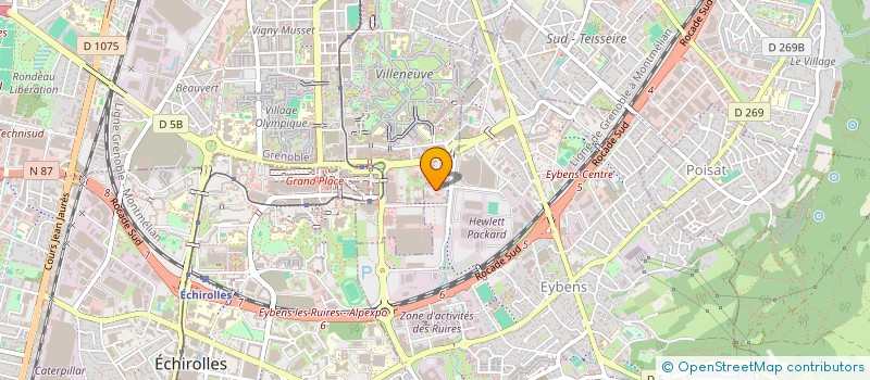 localisation de l'entreprise ASS  INTERNAT DES UTILISATEUR DE TZAR  EYBENS