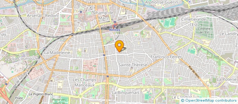 localisation de l'entreprise ASS INTERNATION PROMOT SANTE DEVELOP DUR à RENNES