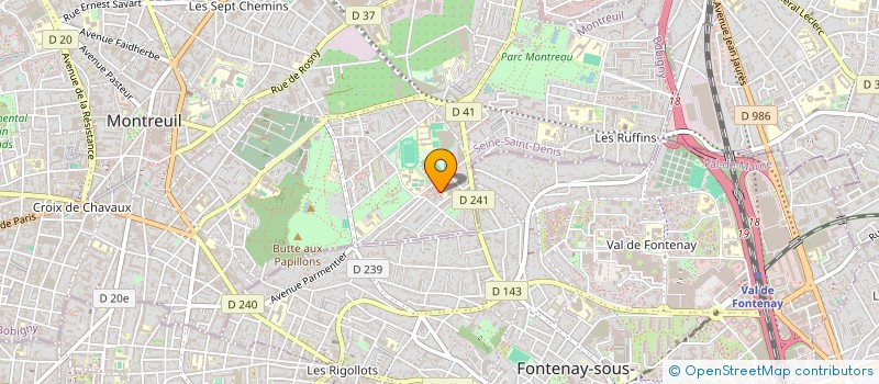 localisation de l'entreprise ASS INTERNATIONAL DE TECHNOLOGIE AVANCEE à MONTREUIL