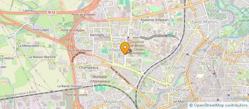 localisation de l'entreprise ASS INTERNATIONALE BLAISE CENDRARS  RENNES