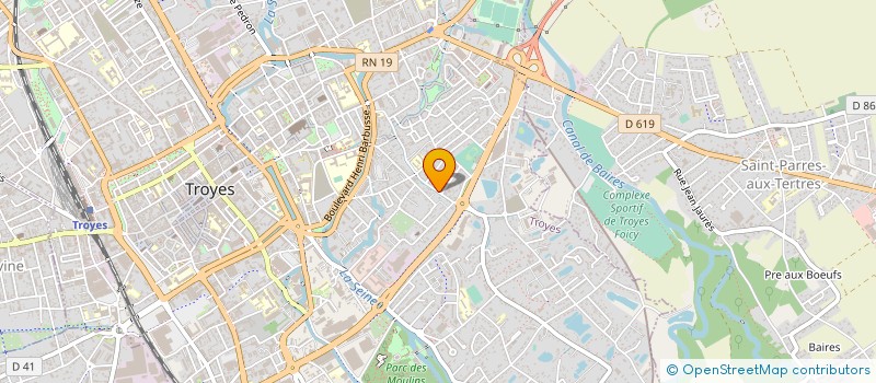 localisation de l'entreprise ASS INTERNATIONALE D'ART SACRE  TROYES