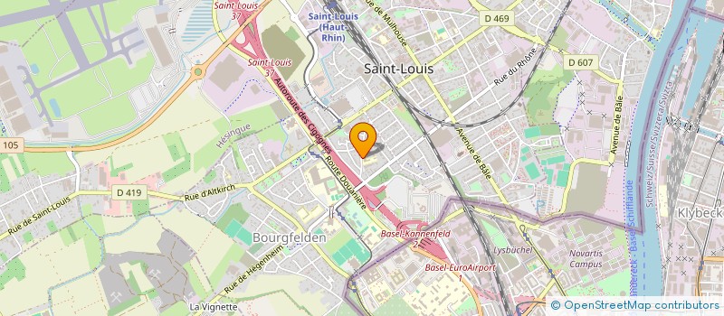 localisation de l'entreprise ASS INTERNATIONALE DES ECOLES CHRETIENNES à SAINT-LOUIS